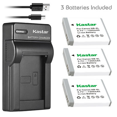 NB-6L Battery USB Charger for Canon PowerShot SX540 HS