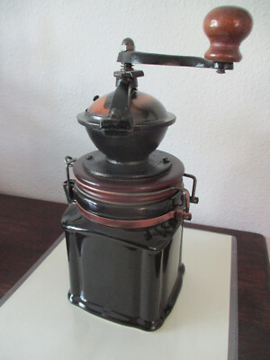 Vntg London Pottery David Birch Coffee Grinder & Ceramic Pot Cast
