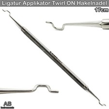 Ligation Applicator Setter Twirl ON Crochet Hook Dental Technology KFO Instruments Dental