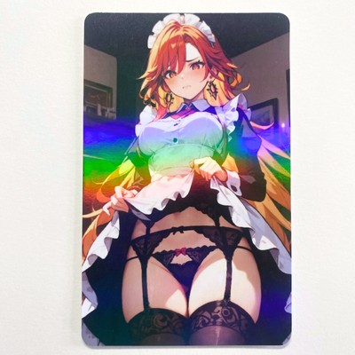 Genshin Impact Mavuika Sexy Doujin Waifu Girl Lewd Anime Goddess Card
