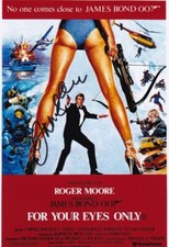 JOHN GLEN signed Autogramm 20x30cm JAMES BOND in Person autograph COA