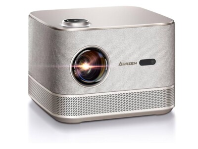 All-ln-One Beamer 4K, AURZEN Boom 3 Smart Projektor mit Netflix & 3D Dolby