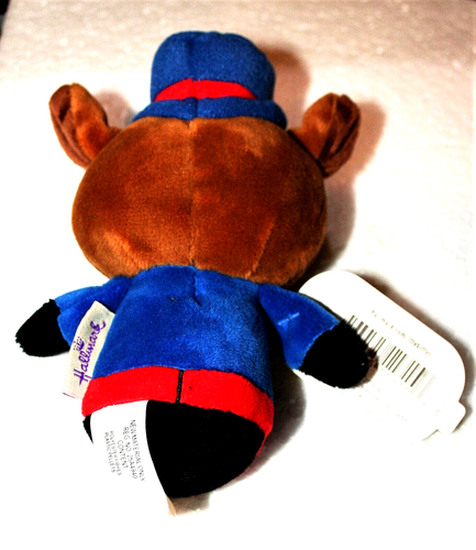 Hallmark Itty Bittys Esel im Anzug Mini Plüschpuppe neu aus altem Lagerbestand Etikett - Bild 3 von 3