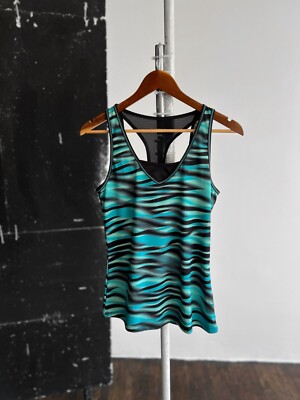 Björn Borg Hydro-Pro Damen bedrucktes Sport Tank Top Active Gym Run Größe - S