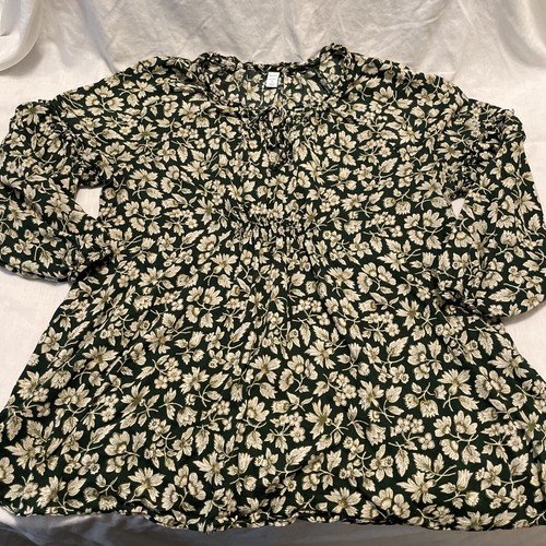 Old Navy Maternity Floral Blouse Long 