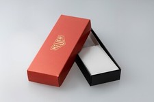 NEU - Reprint Heuer Vintage Uhrenbox Etui Armbandbox rot