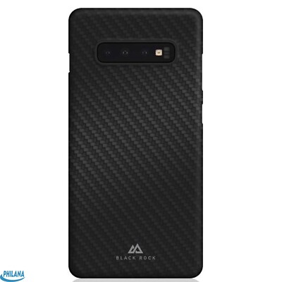Black Rock Ultra Thin Iced Case für Samsung Galaxy S10 Flex Carbon Schwarz NEU