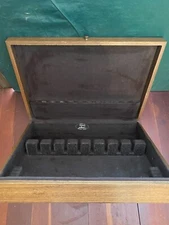 Vintage Eureka Pacific Flatware Silverware Wooden Box Storage Chest Case USA