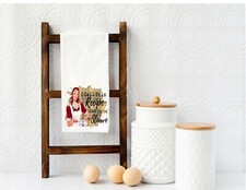 Funny Retro Sassy Kitchen Towel  eat or starve