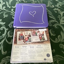 Creative Memories 7 X 7 Purple Triumph Heart Album w Pages Additional Pages