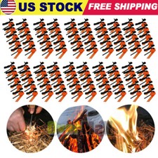 Fire Starter Flint Steel Striker Ferro Rod Waterproof Firesteel Camping Lighter