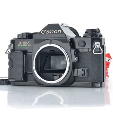 Canon AE-1 Program Black 35mm SLR Film Camera Body MF from Japan [Exc+5]