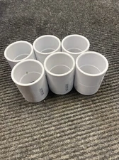 Lot of 6 Lasco 1-1/2” Schedule 40 PVC Slip x Slip D2466