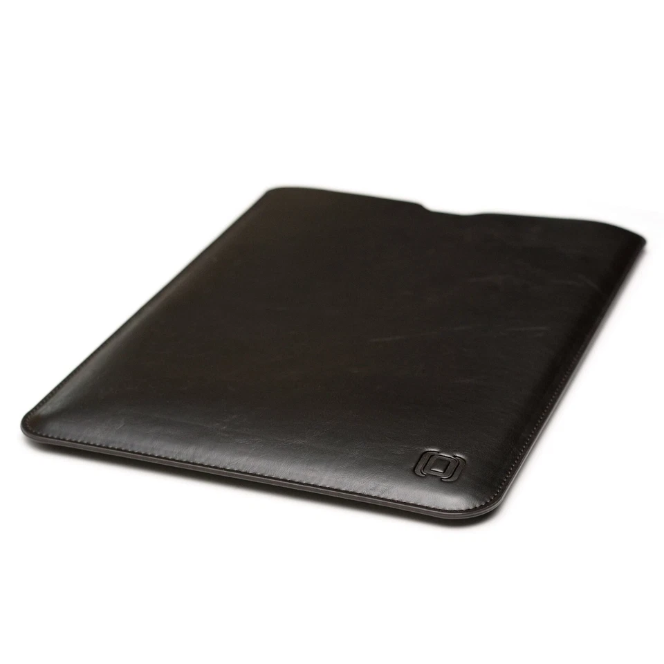 Dockem Executive Sleeve; iPad Pro 10.5 12.9 11; Slim Felt Lined Dark Brown - Image 2 of 4