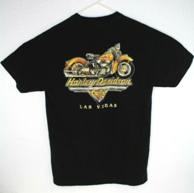 Harley Davidson Las Vegas Cafe Live Hard Ride Easy T-Shirt size