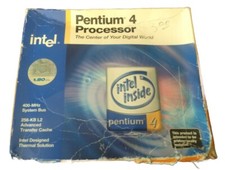 Intel Pentium 4 1.8GHz BX80531NK180GSL67B Processor 400 MHz, 256 KB Box Damage