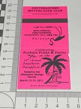 Matchbook Cover Southeastern Matchcover Club  Altamont Springs,Fla gmg unstruck