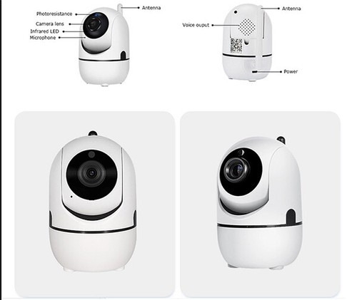 TELECAMERA IP MOTORIZZATA WIFI INSEGUIMENTO WIRELESS APP REMOTO SMART CLOUD SD-T - Imagen 3 de 7