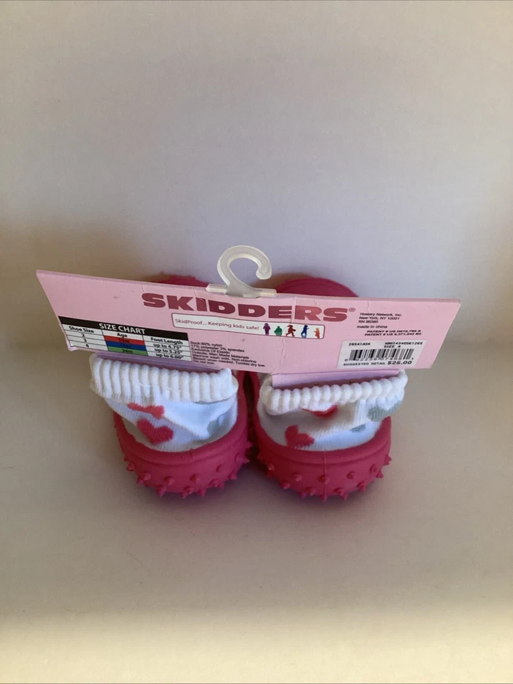 Zapatilla SKIDDERS Bebé Niña “Oso y Corazones” - Talla 4 (24 meses) Foto 3 de 4