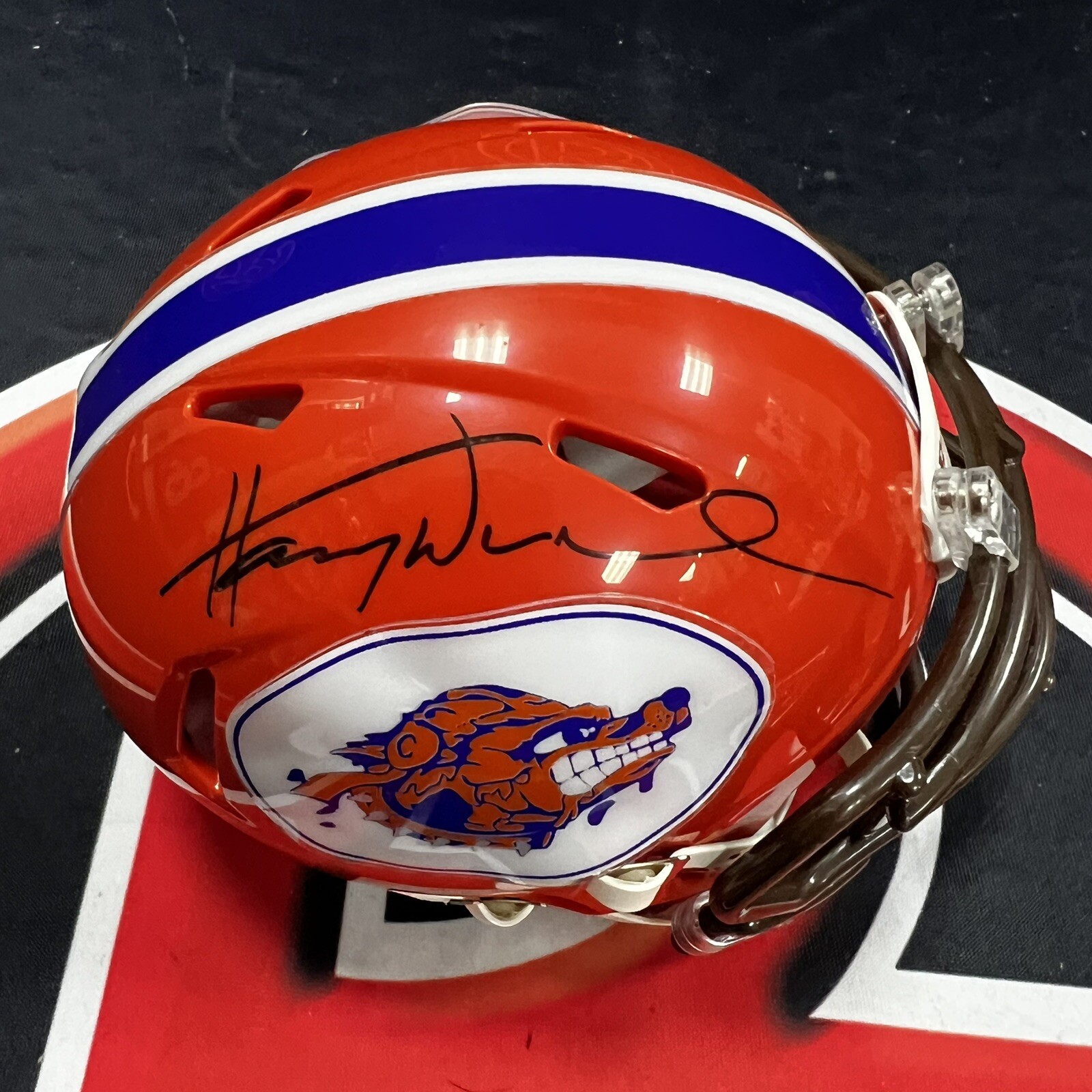 Henry Winkler Autographed Waterboy Mini Helmet Signed Beckett BAS eBay