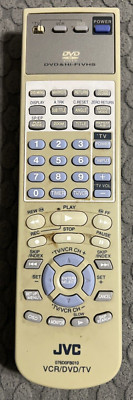 JVC Model 076D0FB010 Remote Control for VCR/DVD/TV Combo Original - Tested Works