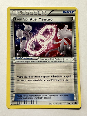 Pokemon Card - JCC - Mewtwo Spiritual Link - 144/162 - French | eBay