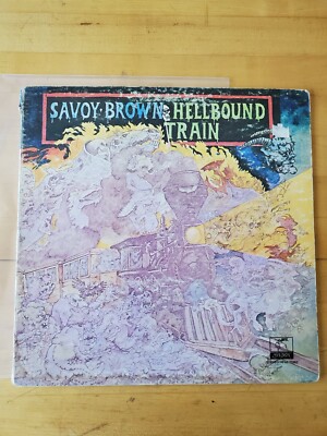 SAVOY BROWN Hellbound Train 1972 PARROT Blues Rock LP VG+ Vinyl
