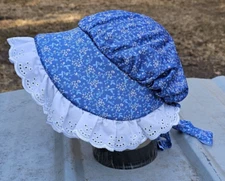 California Costumes Girls Medium 8/10 Pioneer-Prairie-Frontier-Farm Sun Bonnet