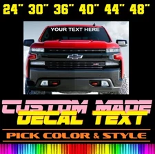 Custom Windshield Text Lettering Vinyl Decal Sticker Business Sign Truck,Car,Bus