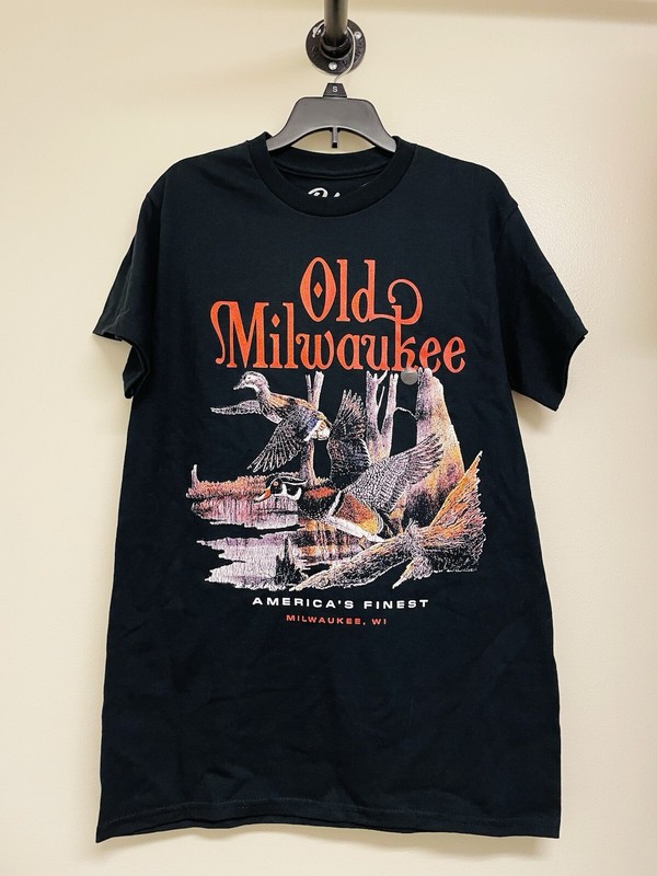 Men’s Hybrid Apparel Old Milwaukee Short-Sleeved T-Shirt Size Small NWT!