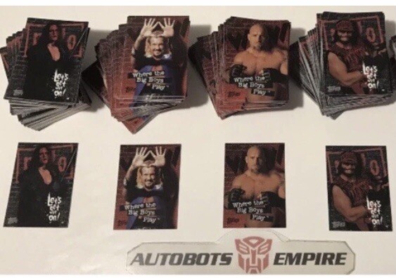 Vintage 439 TOPPS WCW NWO Wrestling PROMO CARDS Wwf Sting Goldberg Hulk Savage 1
