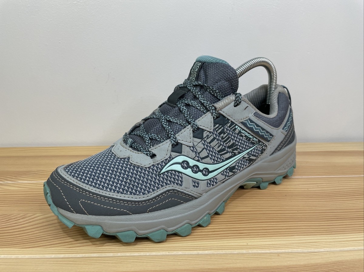 Saucony Women\'s Excursion TR14 Trail Running Shoe, Charcoal/Marine Saucony Excursion TR 14 Women main image 2