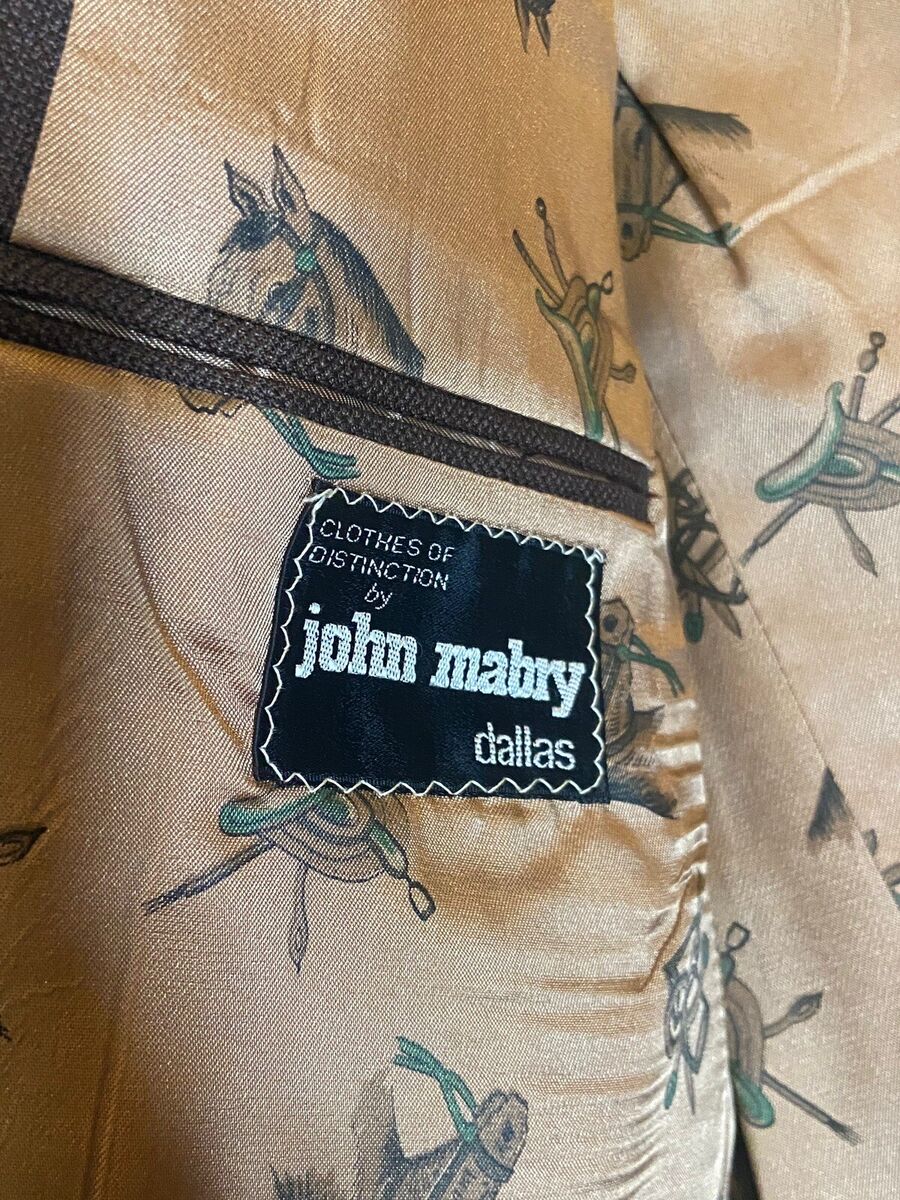 Vintage John Mabry Western Blazer Sport Coat Suit Jacket Vintage John Mabry Western Blazer Sport Coat Suit Jacket