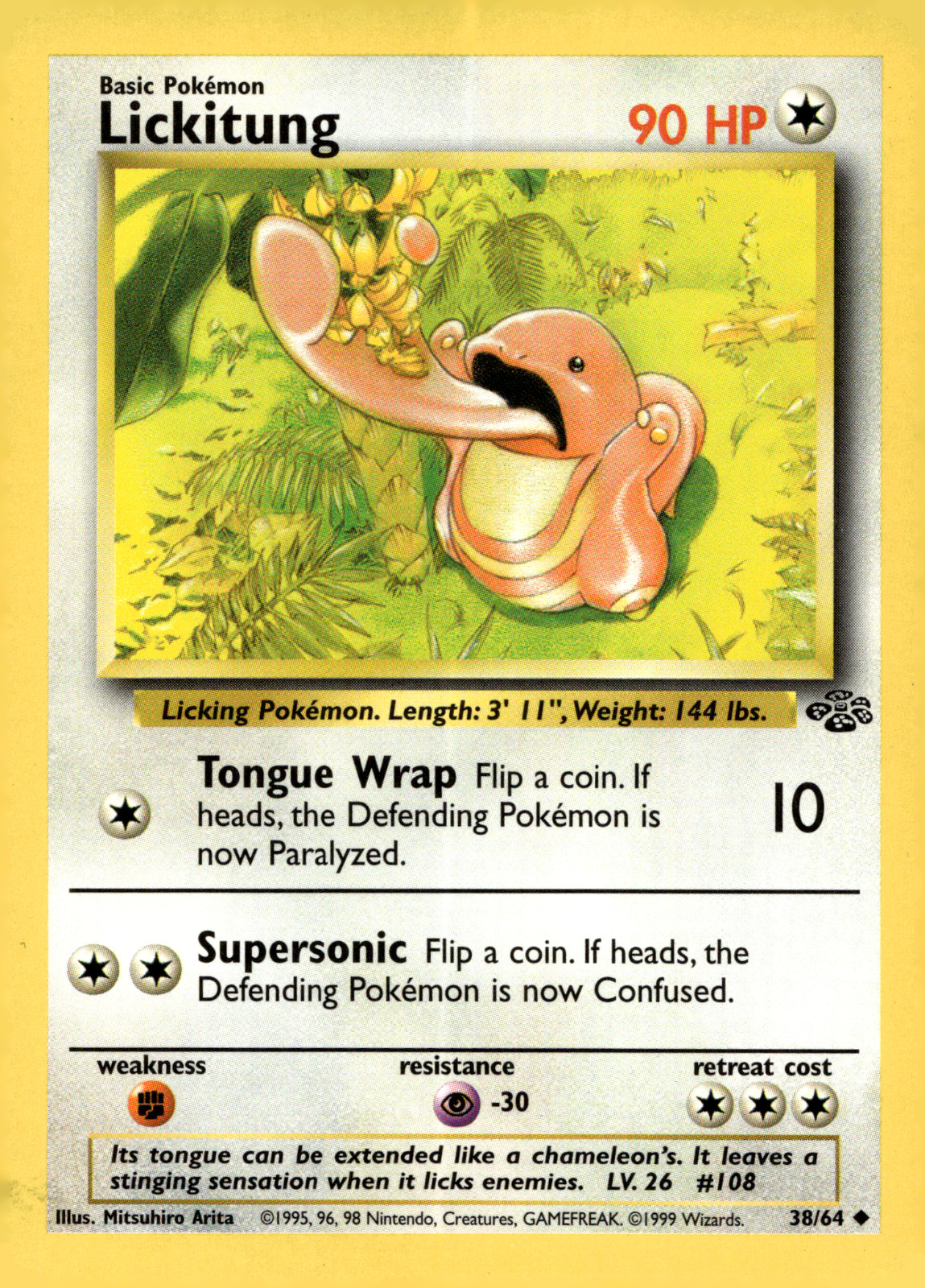 Pokemon TCG Lickitung 38/64 