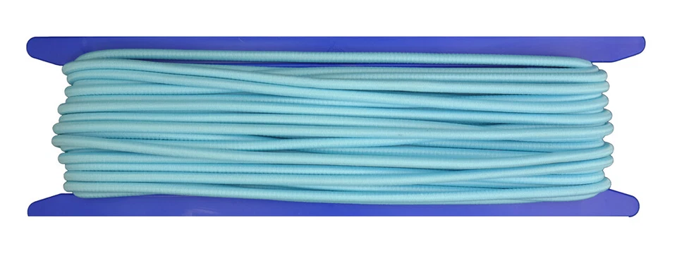 Elastique Corde Élastique - Extension Ø 5mm Couleur Néon Bleu Longueur 20 Mètres - Photo 1/2
