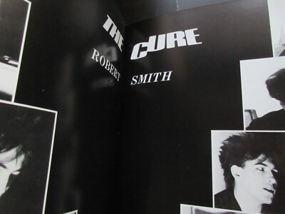 Cure Top 1984 Japan Tour Book Program w Osaka Ticket , Poster
