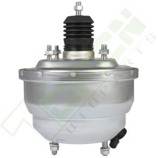 For Chevy Gm 8 Dual Diaphragm Chrome Power Brake Booster Street Rod Universal