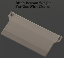 3.5" / 89mm Vertical Blind Bottom Weights - For Use with Chain - Pro Quality