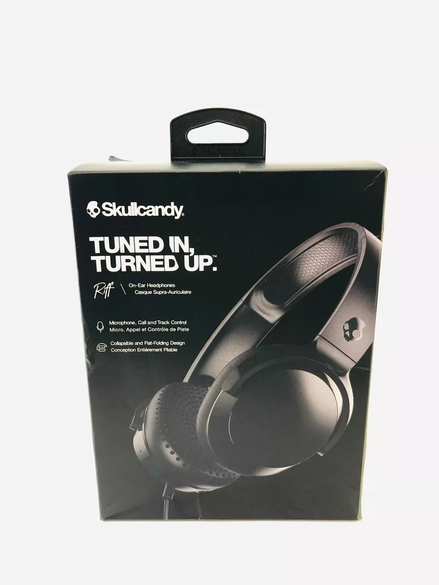 Skullcandy Riff Wired On Ear Headphones Black
