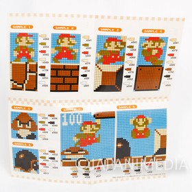Super Mario Bros. .S (Dots ) C Set Puzzle Pin Panel Toy Tomytec JAPAN FAMICOM