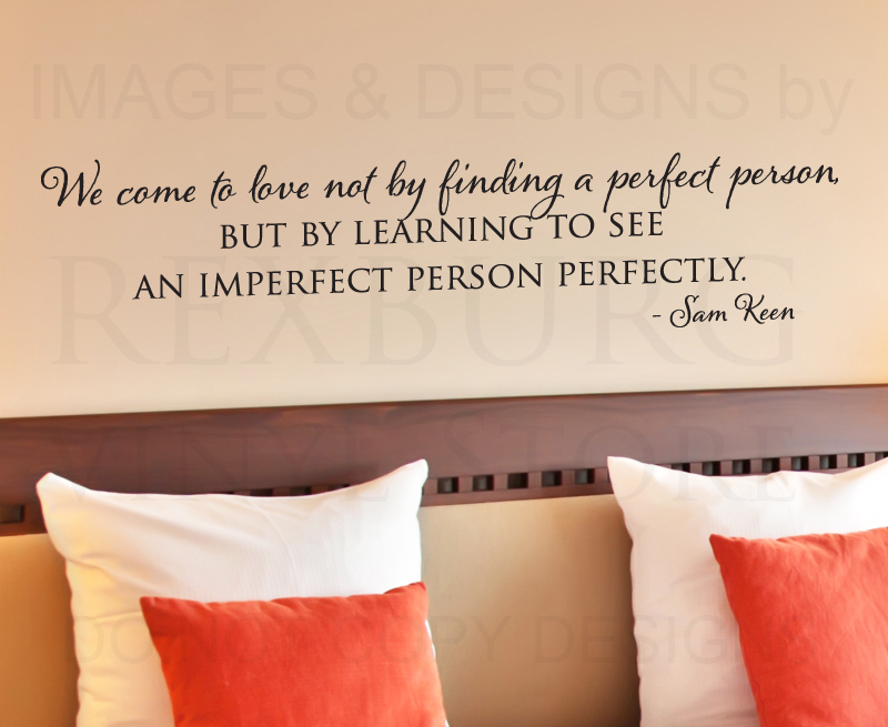 Removable Sam Keen Love Quote Wall Decal Vinyl Art Sticker L72