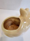 Vintage Pig Planter Ceramic Cream Color 1940’s-1950’s 3.75" H 4.5" L — photo 8