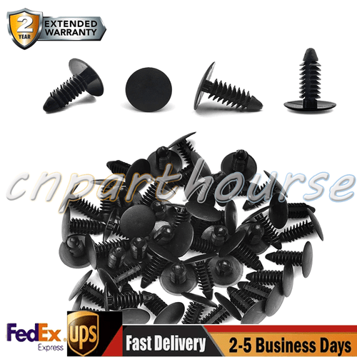 200X Bumper Fastener Clips Auto Car Hole Plastic Rivets Retainer Fender Push Pin - Picture 1 of 10