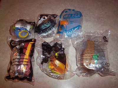 6 McDonalds Burger King Toys - Hexbug Pirates of Caribbean Ice Age Diego Tiger 