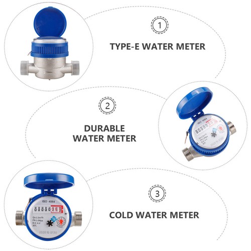 Garden Water Meter Water Current Meter Cold Water Meter Water Gauge Meter - 第 10/12 張圖片
