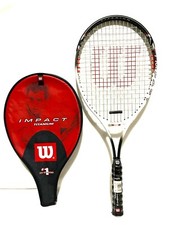 Wilson Impact Titanium Soft Shock Tennis Racquet L3 4 3/8 With Cover Brand New