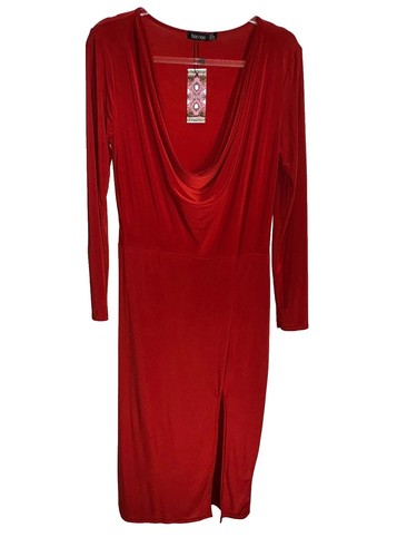 long sleeve knit dress midi Petal and Pup Women's Nova Wrap Knit Midi Dress main image 0