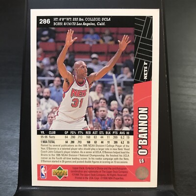 Ed O'Bannon #286 1996-97 Upper Deck Collector's Choice Nets