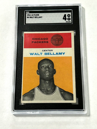 1961-62 Fleer - #4 Walt Bellamy (RC) SGC 4 (Syracuse Nationals)