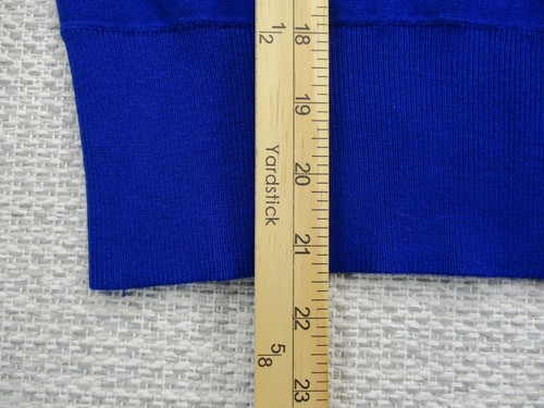 Investments Petites Pullover Sweater Shirt Womens Sz PS Blue Long Sleeve Mock - Picture 5 of 11